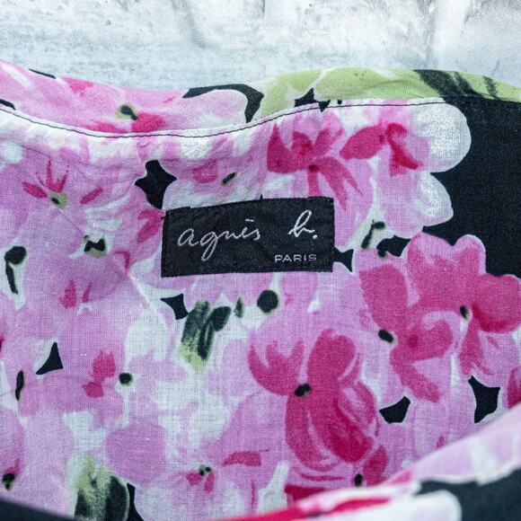 Agnes b. Paris Women's Strapeless Floral Print Dress fits size S/M - Picture 2 of 8